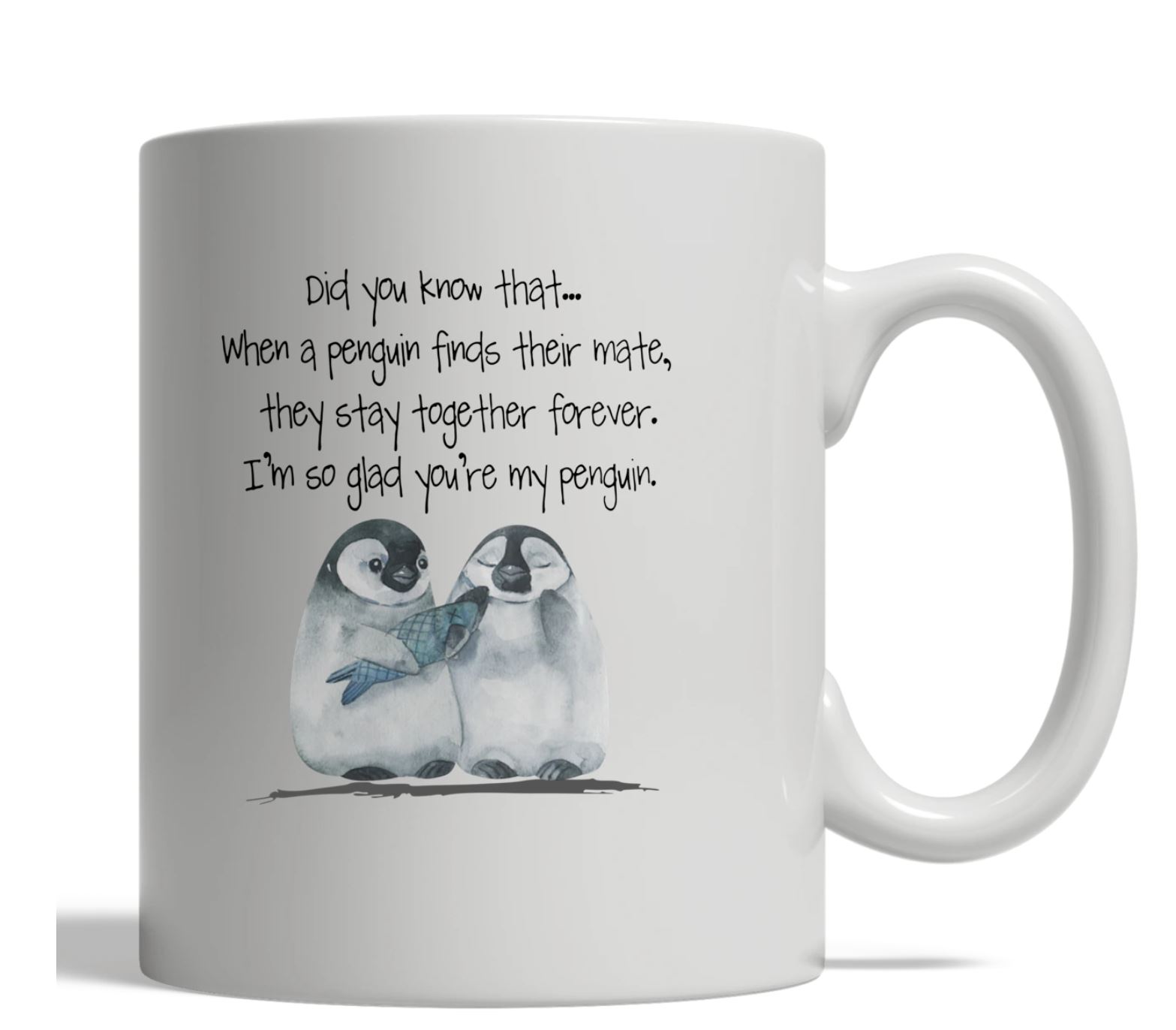 Did you know that when a penguin find their mate mug