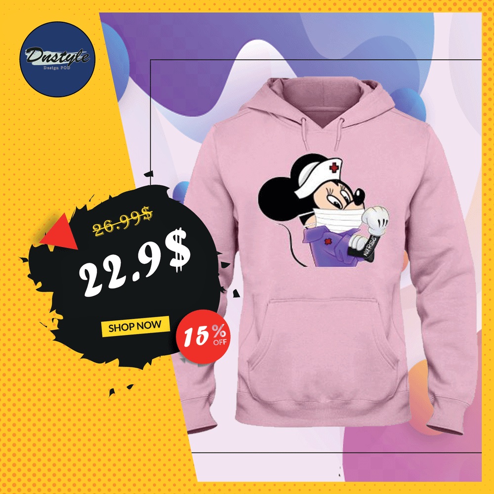 Minnie Mouse nurse stay strong hoodie