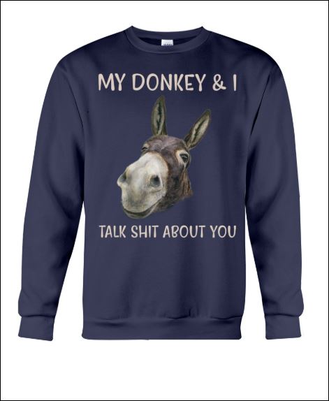 My donkey and i talk shit about you sweater