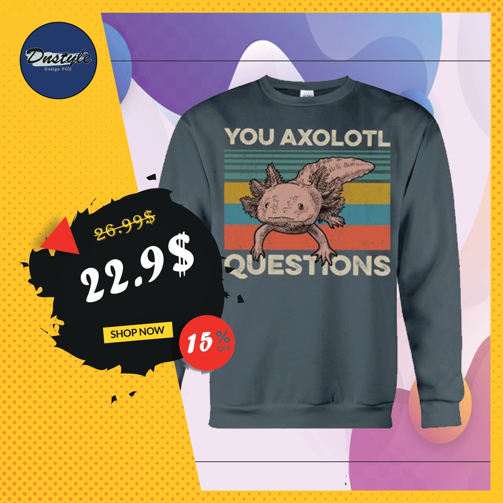 You axolotl questions vintage sweater