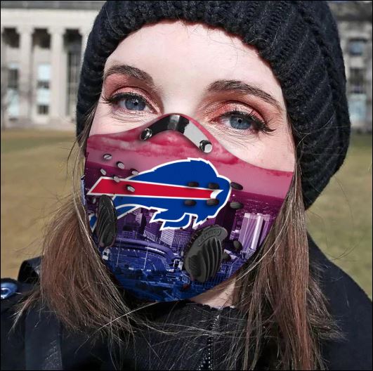 Buffalo Bills filter activated carbon face mask