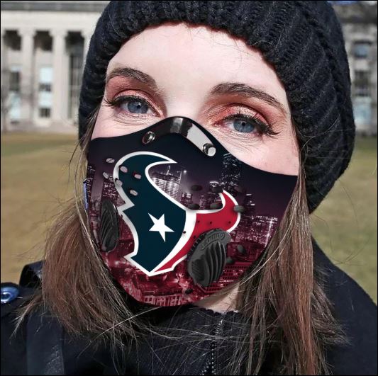 Houston Texans filter activated carbon face mask