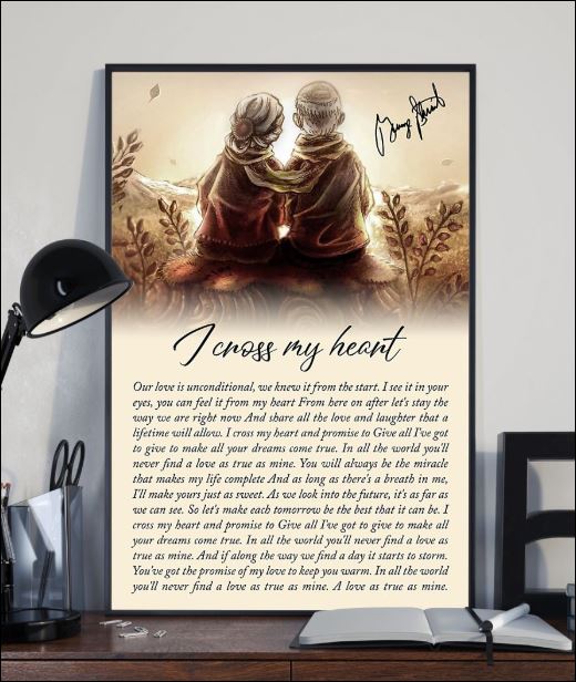 I cross my heart lyrics George Strait signature poster