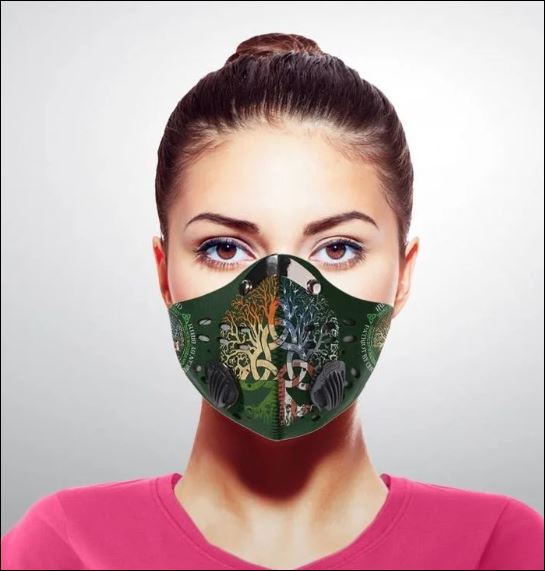 Irish by blood American by birth Patriot by choice activated carbon Pm 2.5 Fm face mask