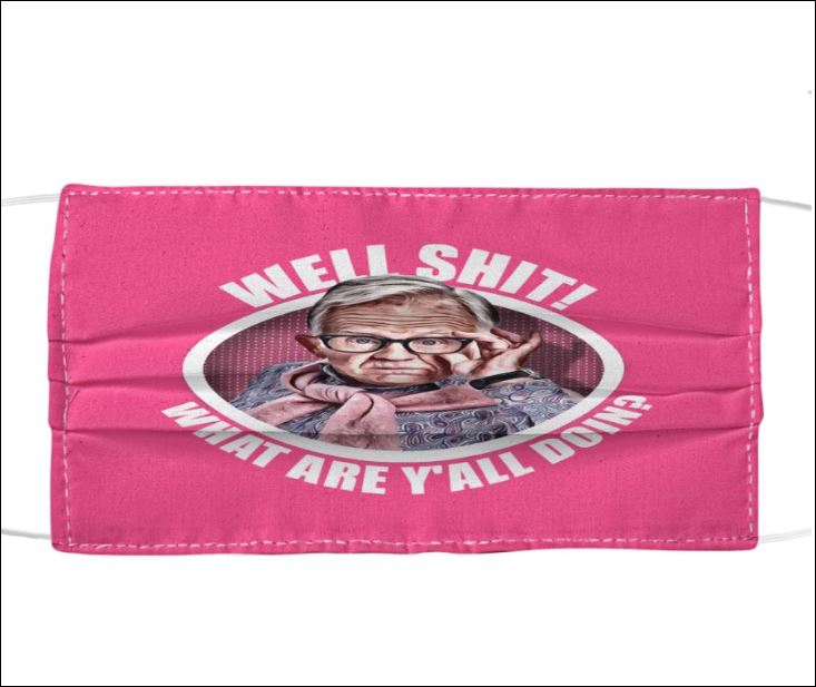 Leslie Jordan well shit what are y'all doin' vintage cloth face mask