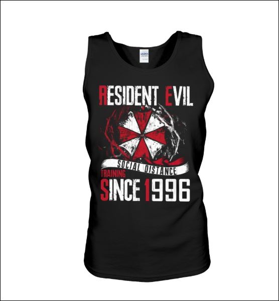 Resident Evil social distance training since 1996 tank top