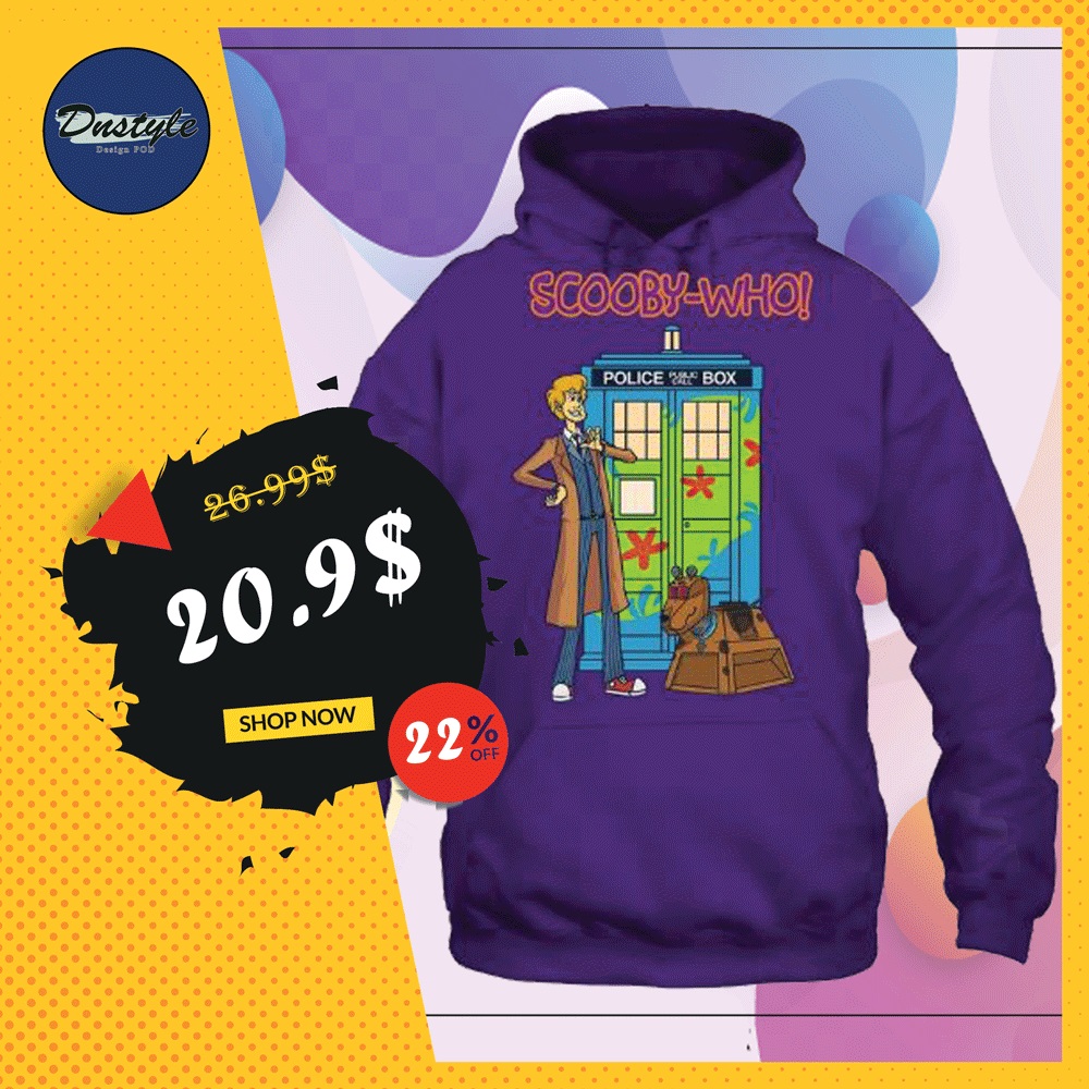 Scooby-who police public call box hoodie
