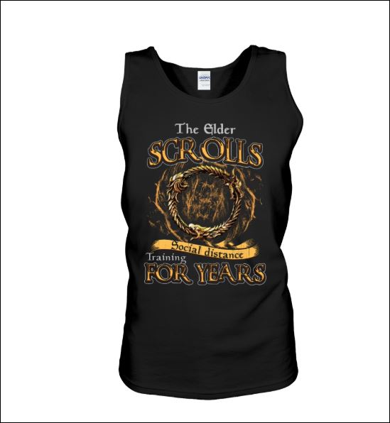 The elder scrolls social distance training for years tank top