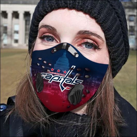 Washington Capitals filter activated carbon face mask