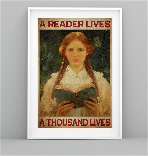A reader lives a thousand lives poster 1