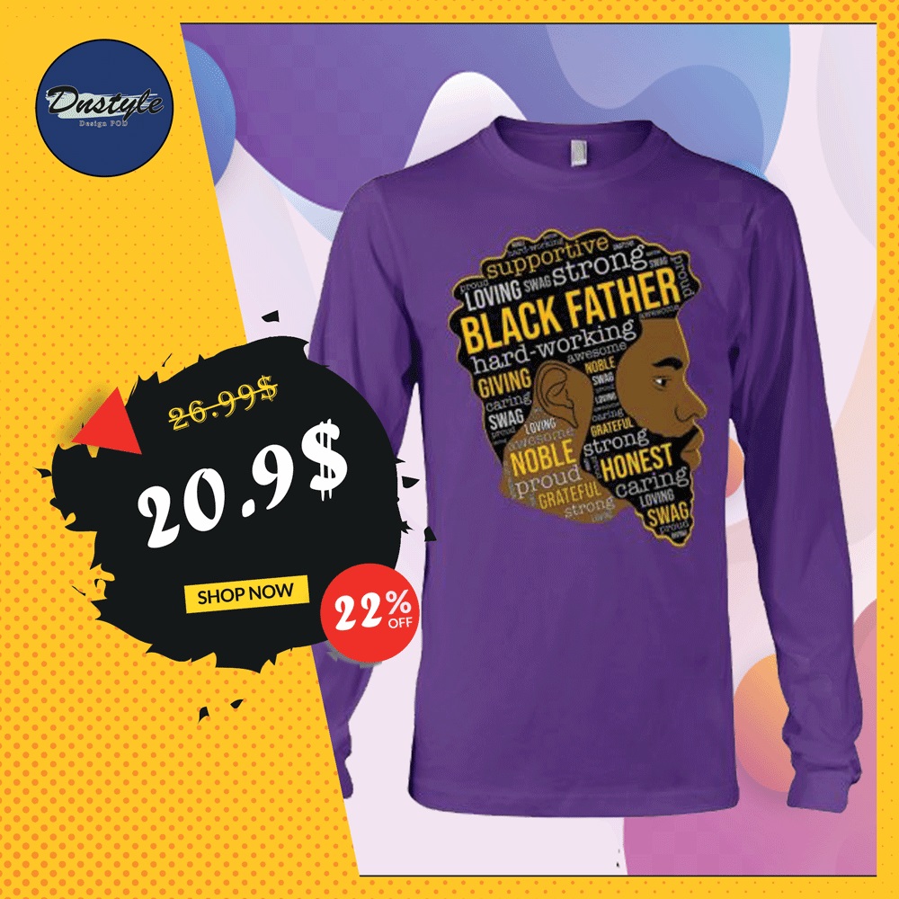 Black father long sleeved