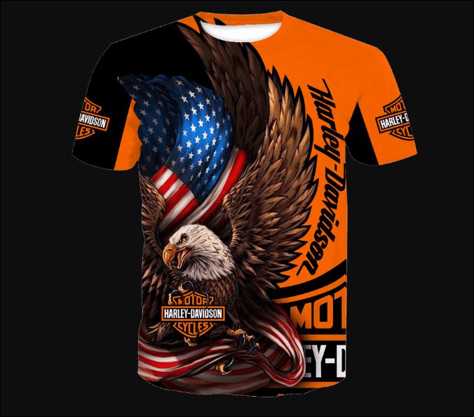 Eagle Harley Davidson 3D shirt