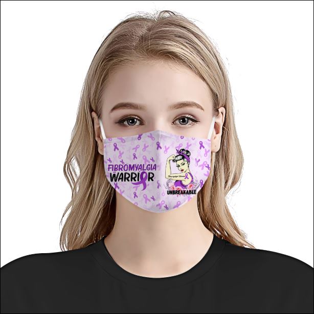 Fibromyalgia Awareness face mask