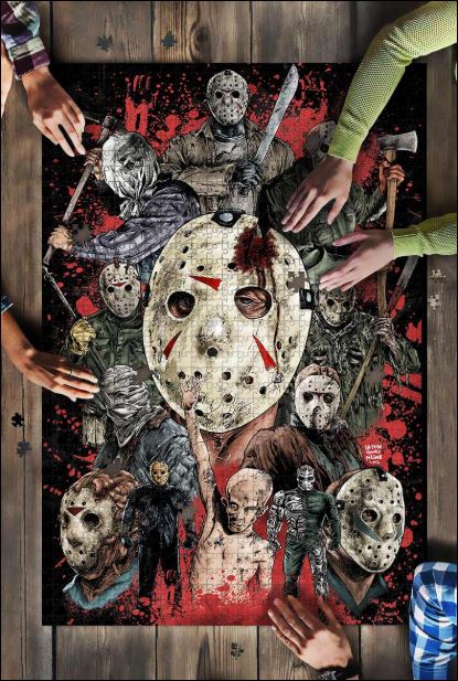 Horror movie characters Jigsaw Puzzle