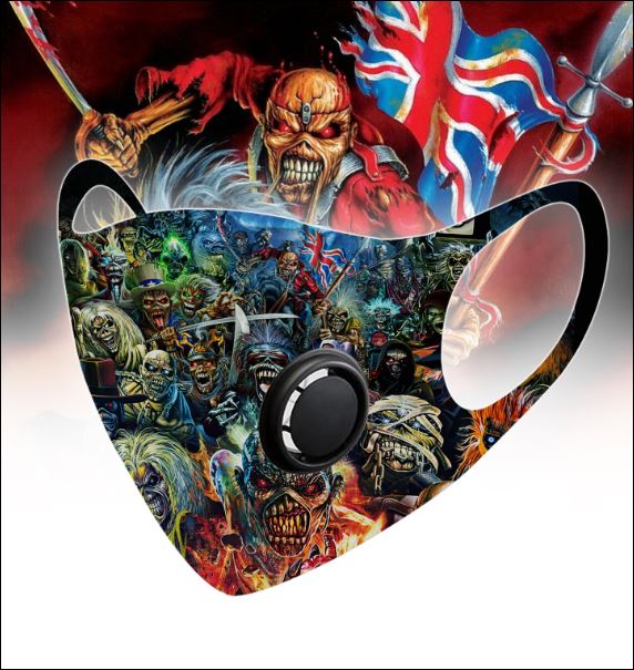 Iron Maiden filter carbon face mask