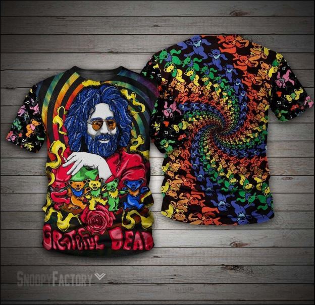 Jerry Garcia Grateful Dead 3D shirt