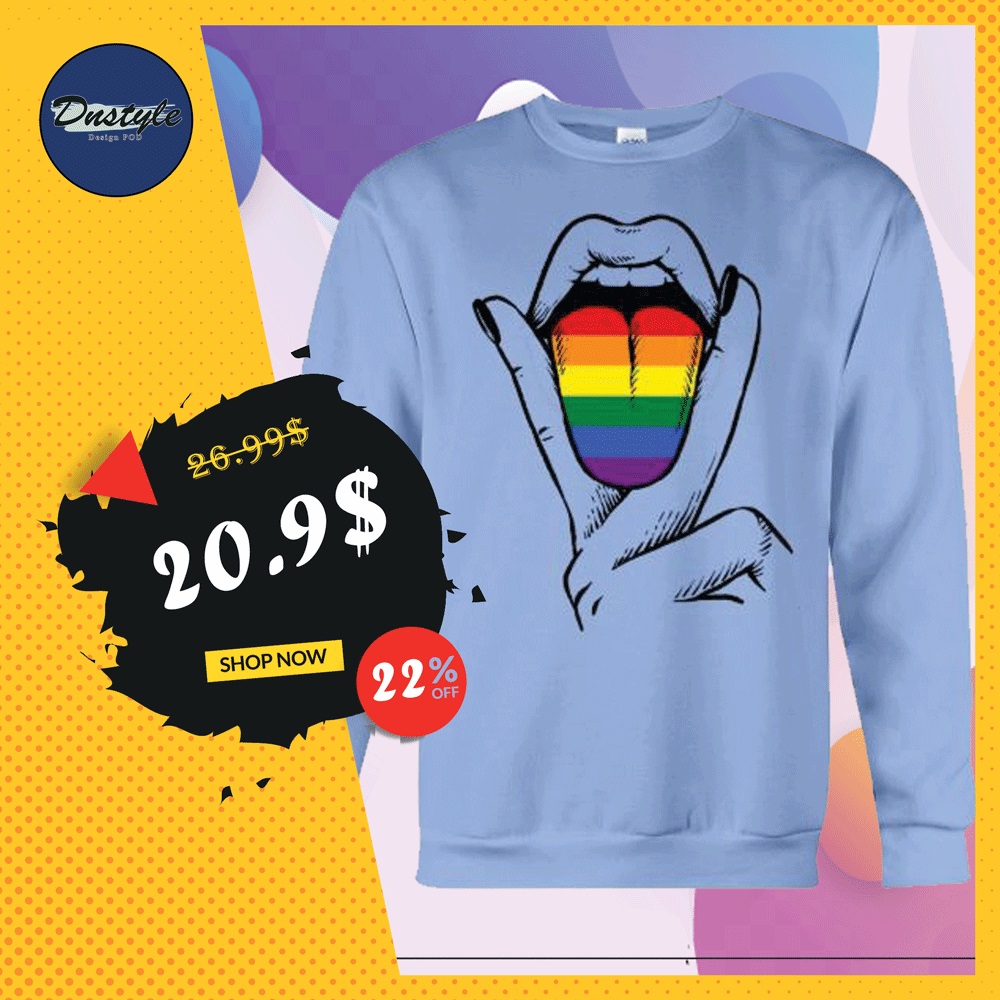 LGBT tongue sweater
