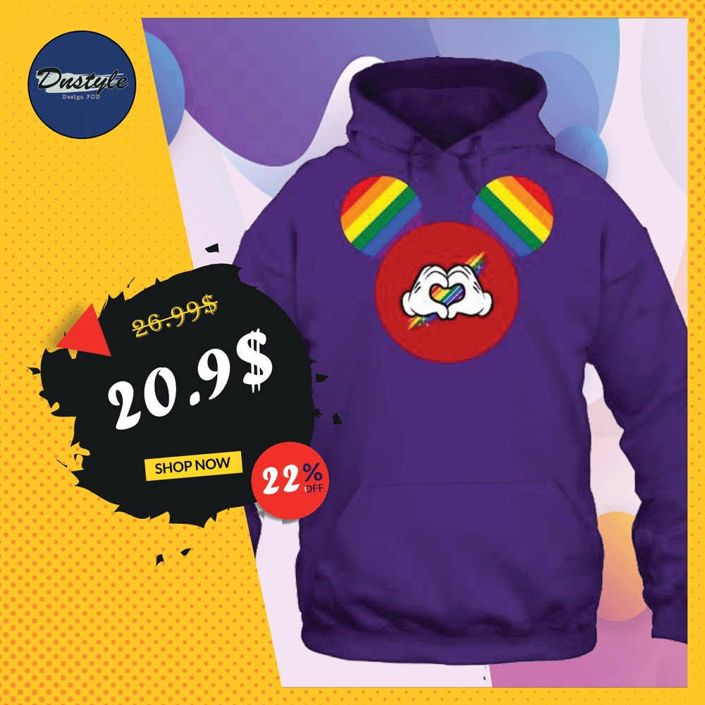 Mickey mouse LGBT hoodie