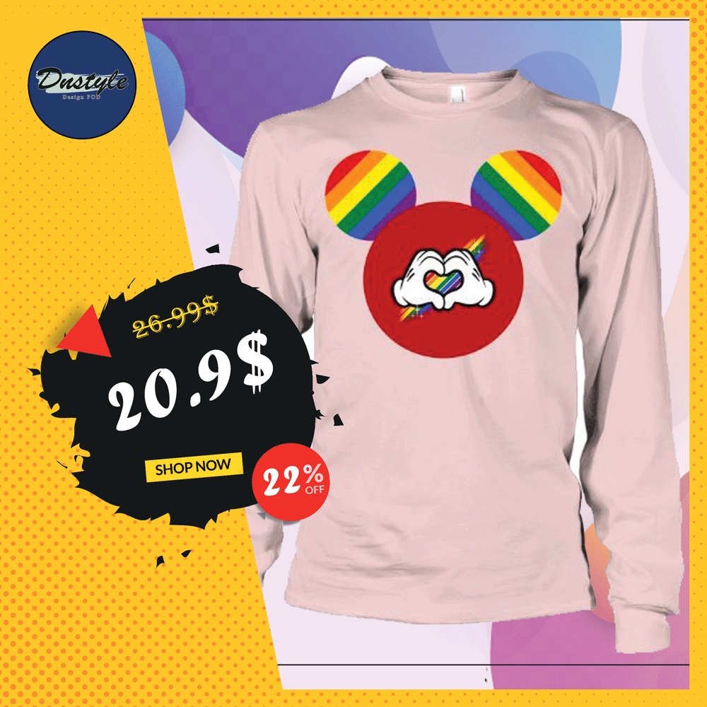 Mickey mouse LGBT long sleeved