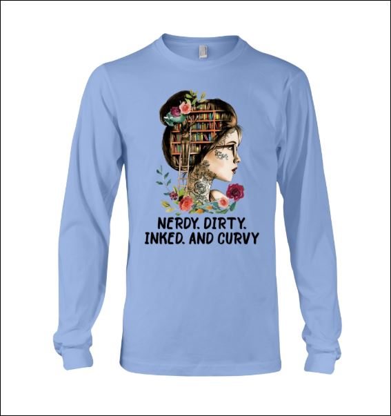 Nerdy dirty inked and curvy long sleeved