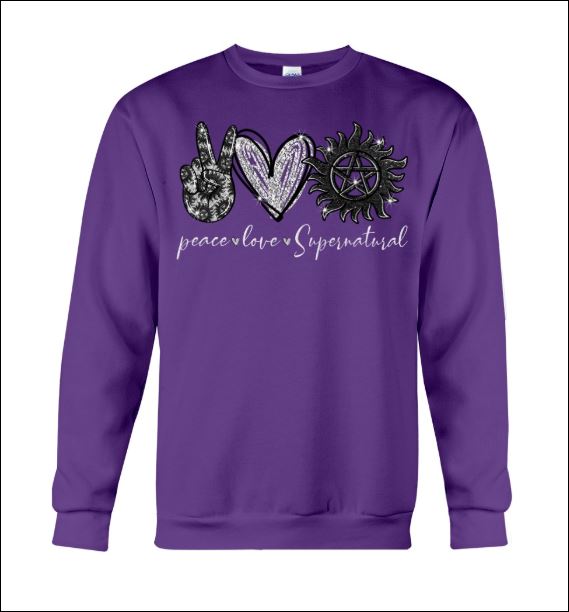 Peace love Supernatural sweater