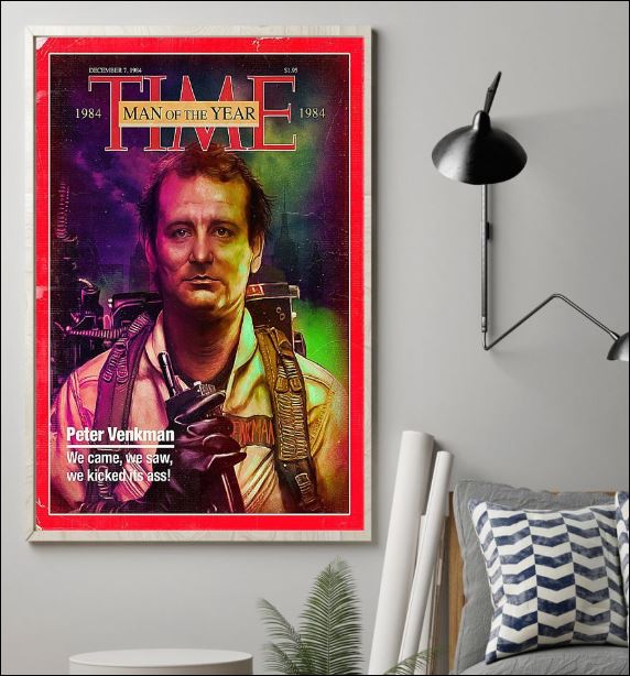 Peter Venkman time man of the year poster 1