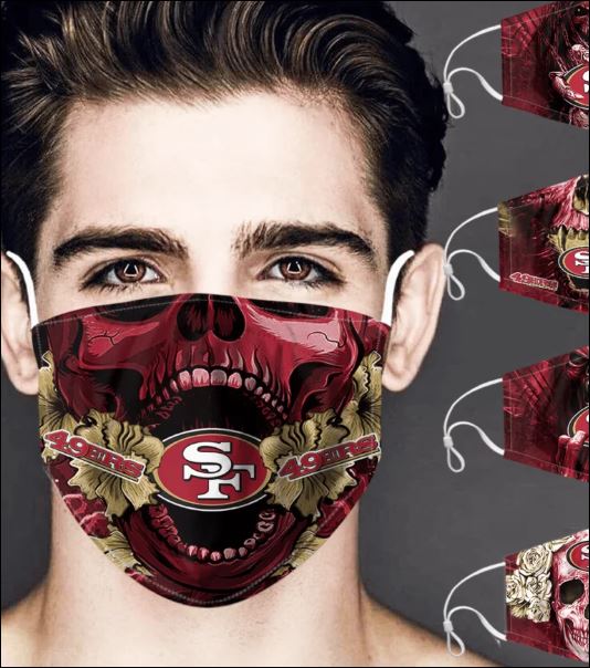 San Francisco 49ers skull face mask