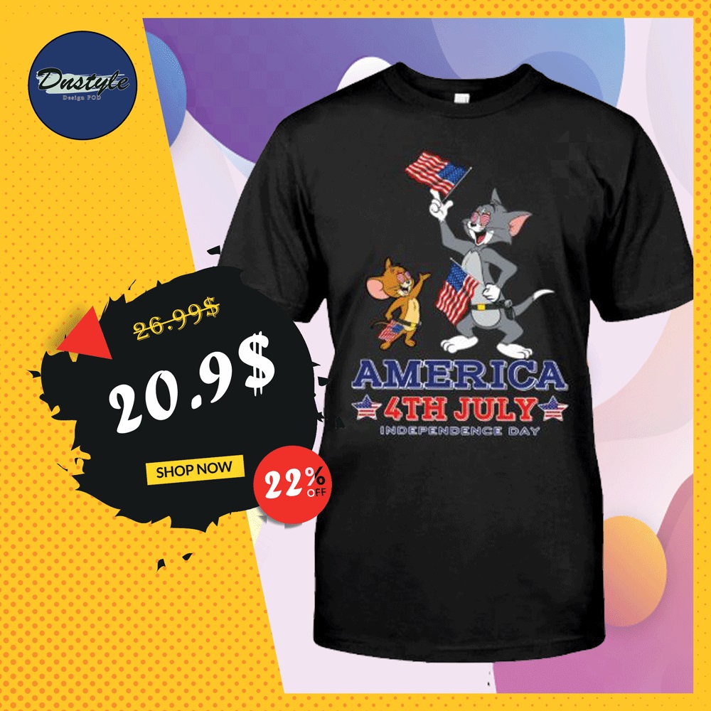 Tom and Jerry America 4th July shirt