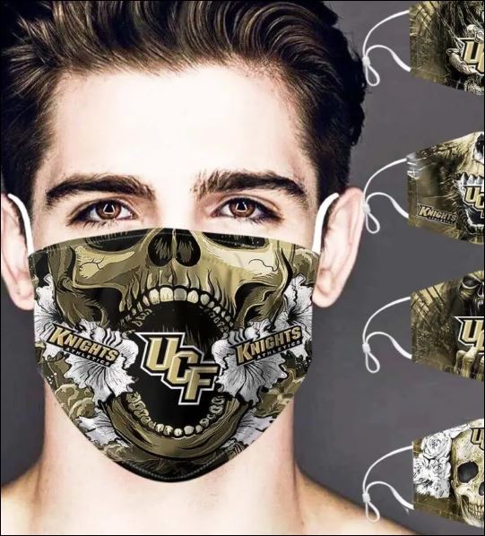 UCF Knights skull face mask