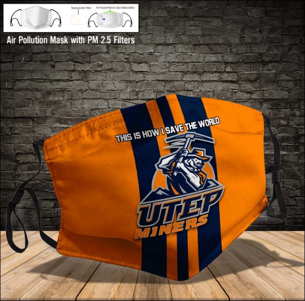UTEP Miners face mask