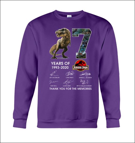 7 years of Jurassic Park sweater