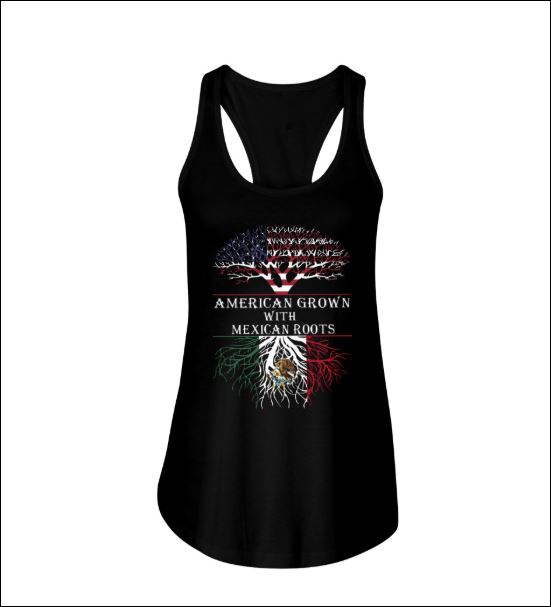 American Grown with Mexican roots tank top