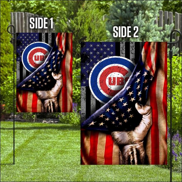 Chicago Cubs American flag
