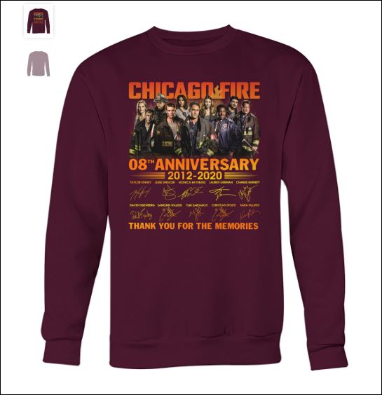 Chicago fire 8th anniversary sweater