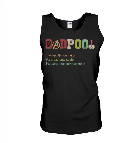 Dadpool definition tank top