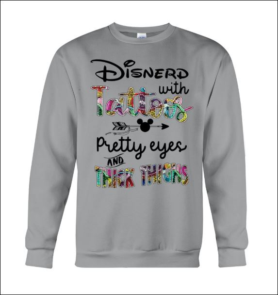 Disnerd with tattoos pretty eyes and think things sweater