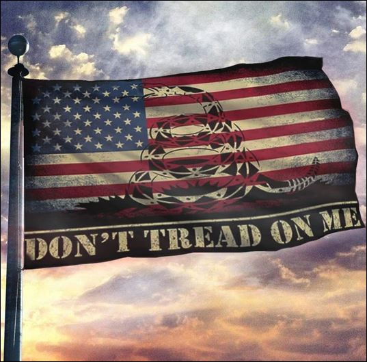 Don't tread on me Ameican flag