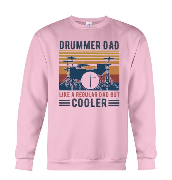 Drummer dad like a regular dad but cooler vintage sweater
