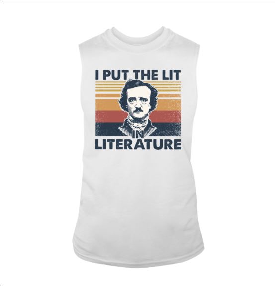 Edgar Allan Poe i put the lit literature vintage tank top