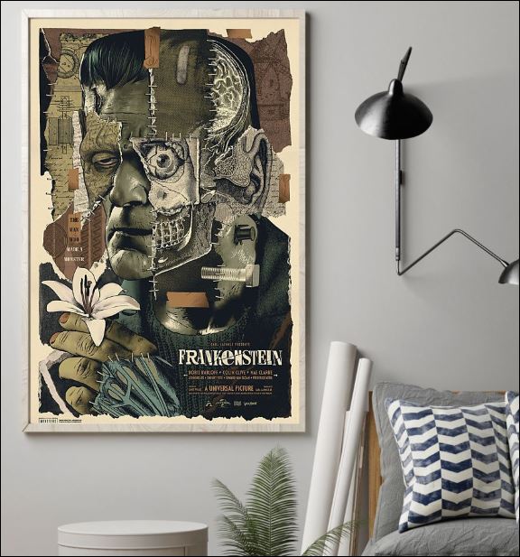 Frankenstein floral poster 1