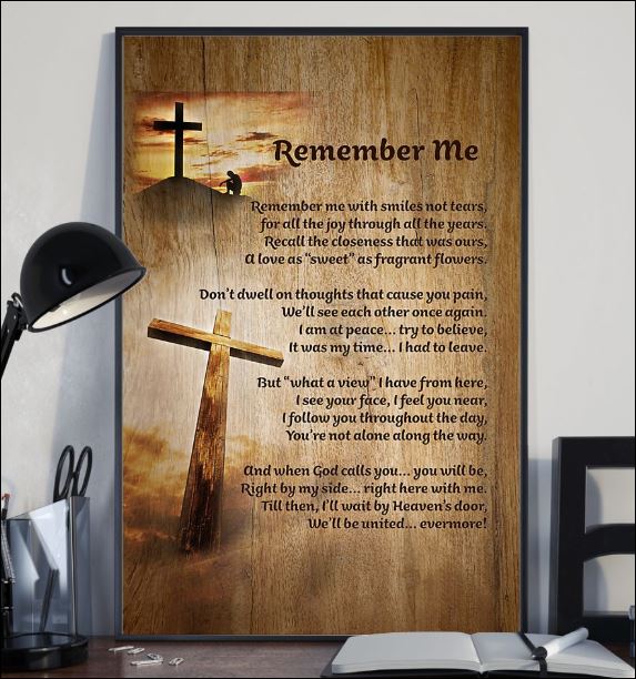 Jesus remember me poster 2