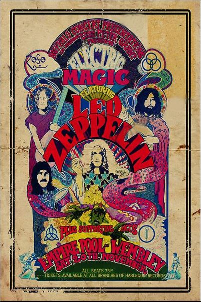 Magic featuring Led Zeppelin poster