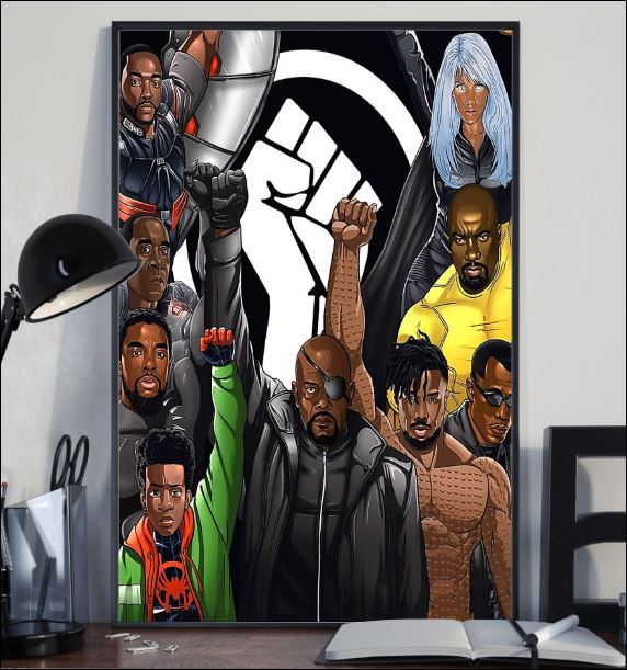 Marvel heroes black lives matter poster 2