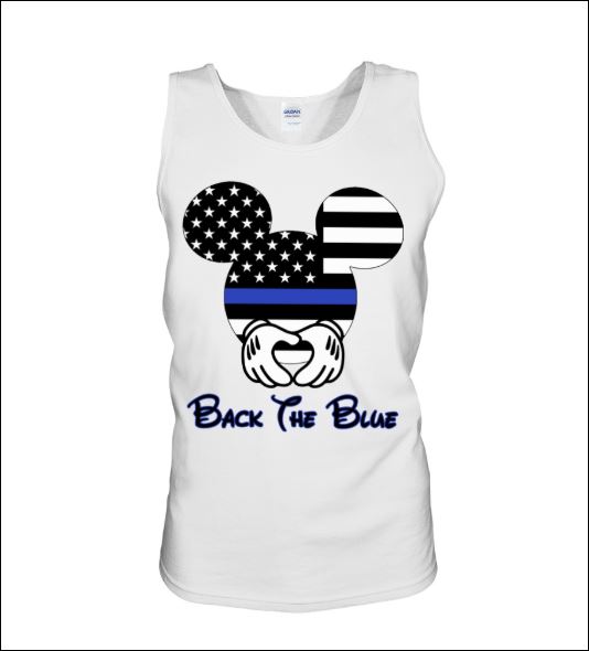 Mickey Mouse black the blue tank top