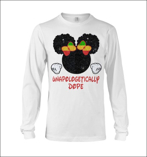 Minnie mouse unapologetically dope long sleeved