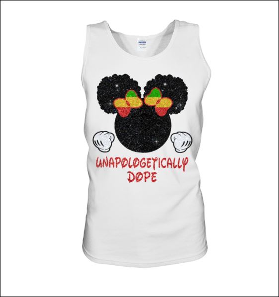 Minnie mouse unapologetically dope tank top