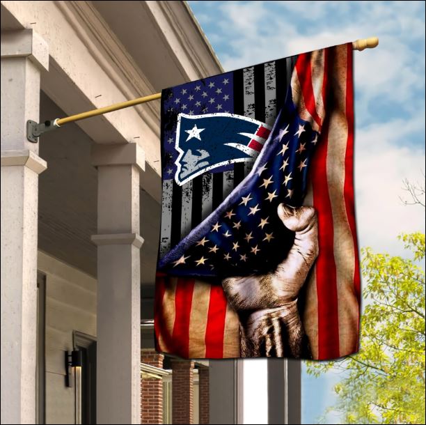 New England Patriots American flag