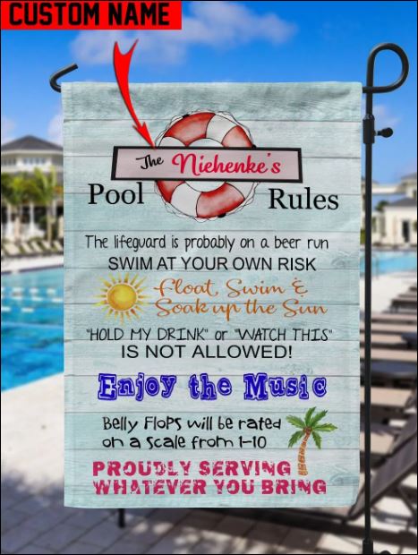 Pool rules flag