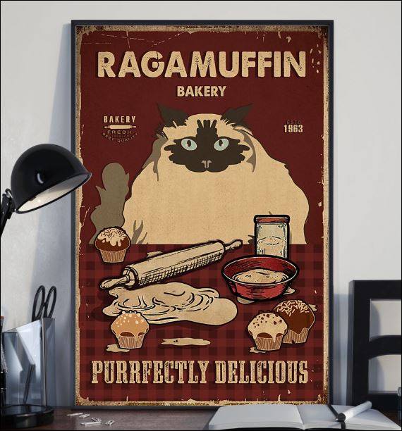 Ragamuffin bakery purrfectly delicious poster 2