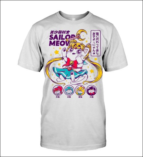 Sailor Moon cat shirt